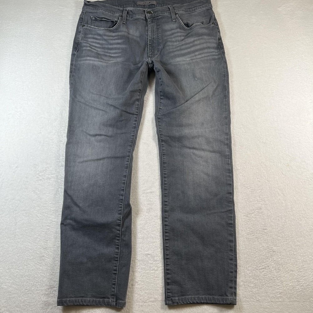 Joes Jeans Shayne GLNSAY8225 Jeans Mens 36x30 Gray Medium Wash Straight Stretch